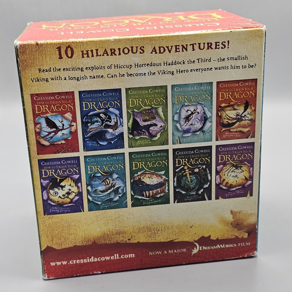 Cressida Cowell How To Train Your Dragon Collection 10 Book Set 1-10 - Picture 4 of 7